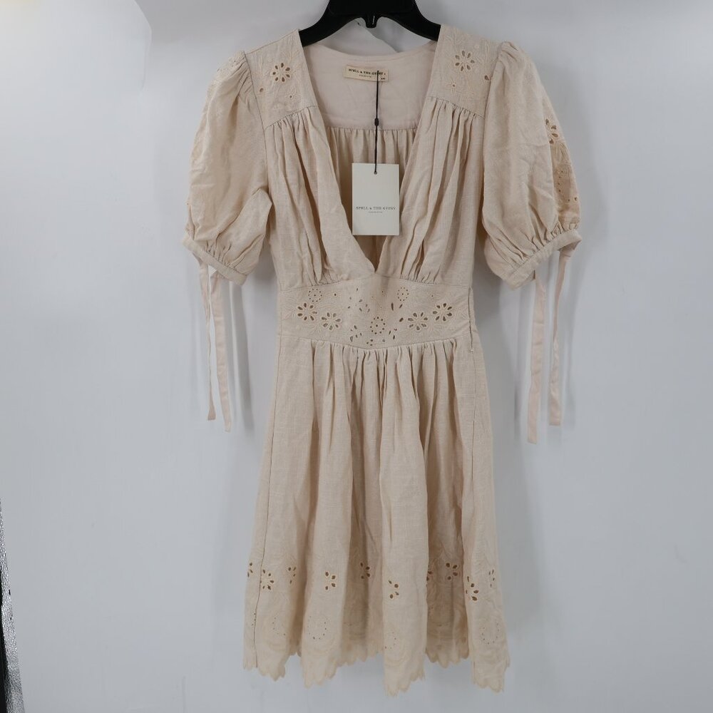Spell and the gypsy dress womens 2xs Imogen Embroidered Party Dress Boho RARE - Picture 1 of 16